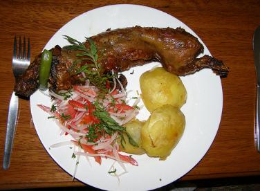 Guinea Pig, a Peruvian delicacy